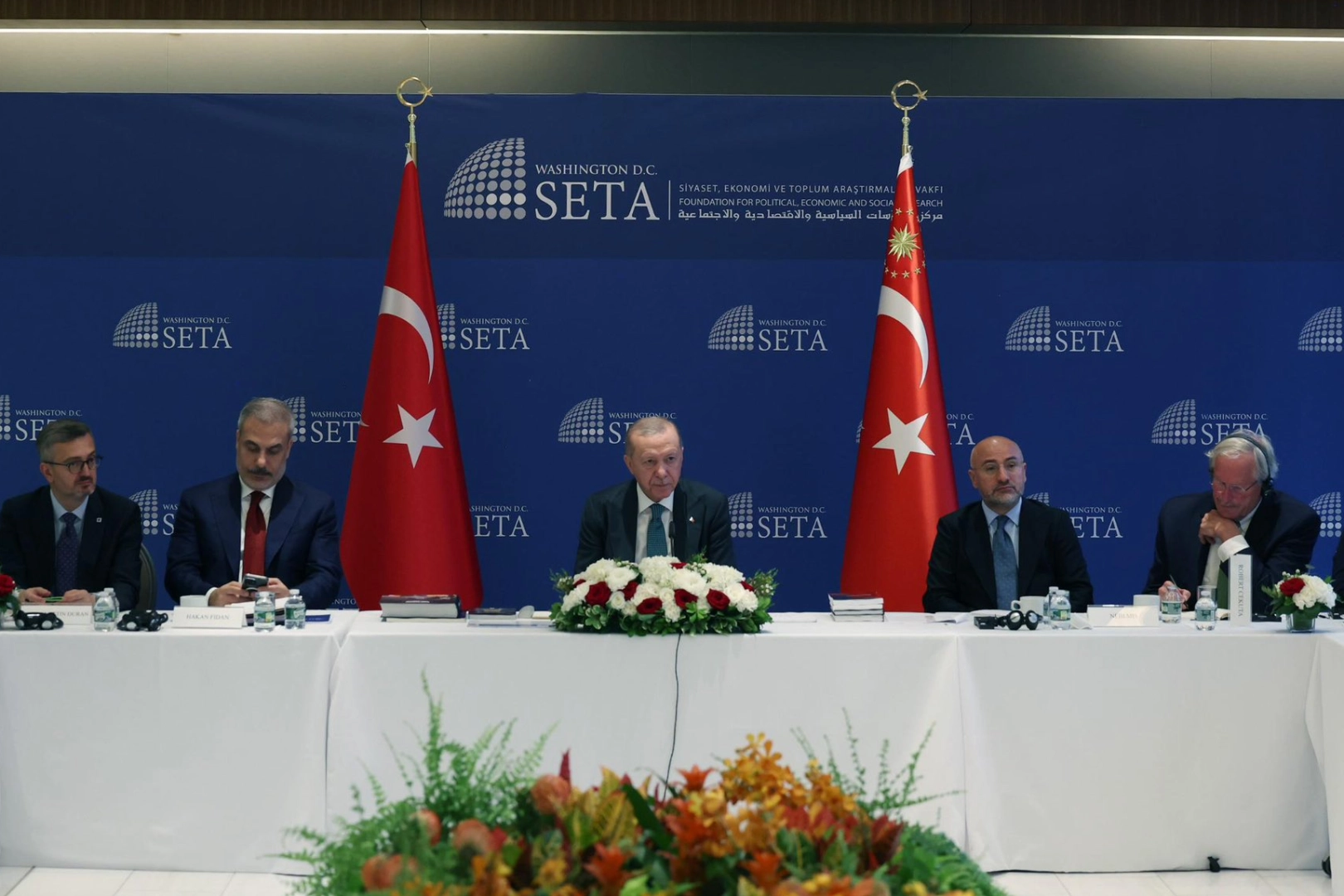 Türkevi'nde ABD’li düşünce kuruluşlarıyla buluştu