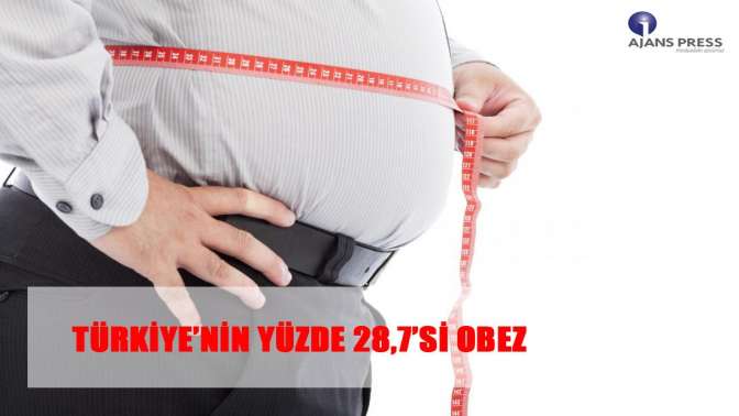 Türkiye’nin yüzde 28,7’si obez