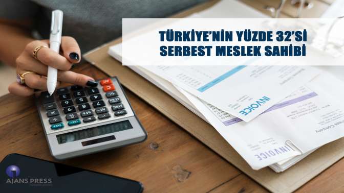 Türkiye’nin yüzde 32’si serbest meslek sahibi