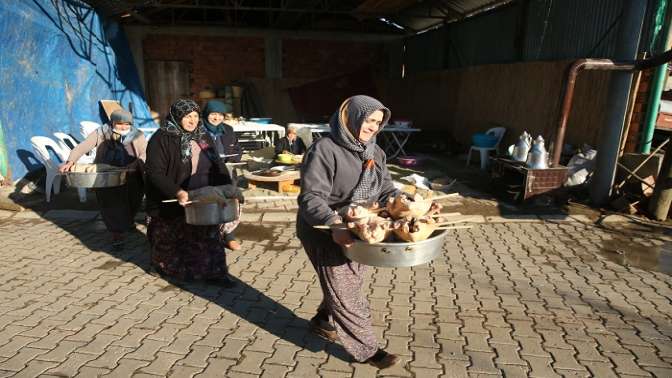 Üç asırlık Kaz Bayramı geleneği yaşatılıyor