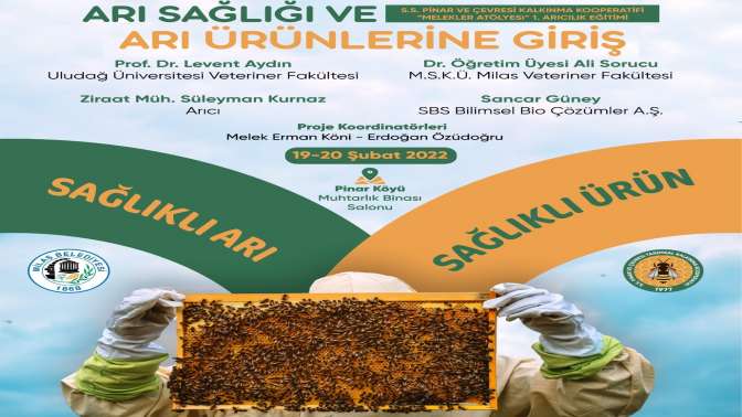 Üreticilere arı sağlığı ve arı ürünlerine giriş eğitimi