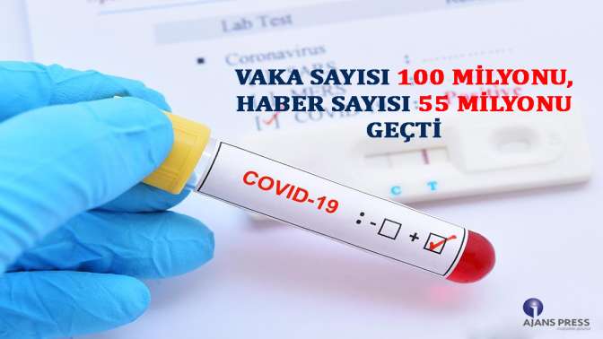 Vaka sayısı 100 milyonu, haber sayısı 55 milyonu geçti