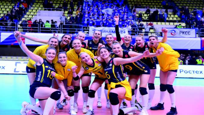 VakıfBank, Moskovada avantajı kaptı