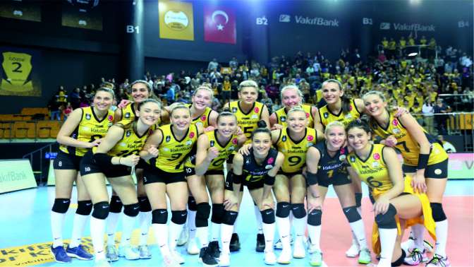 VakıfBank üst üste 11inci kez çeyrek finalde