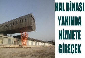 Yeni hal binası son şeklini alıyor