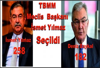 Yeni Meclis Başkanı İsmet Yılmaz Oldu