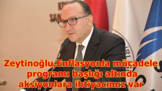 Zeytinoğlu Eylül ayı enflasyonunu değerlendirdi