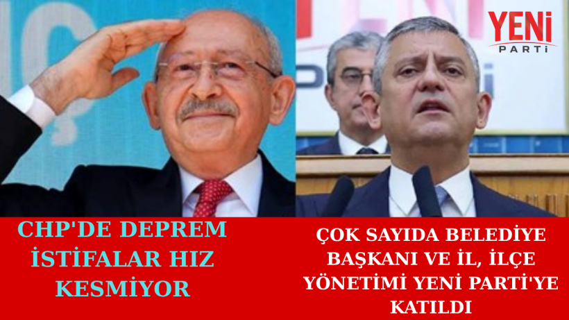 CHP'de Deprem İstifalar Hız Kesmiyor