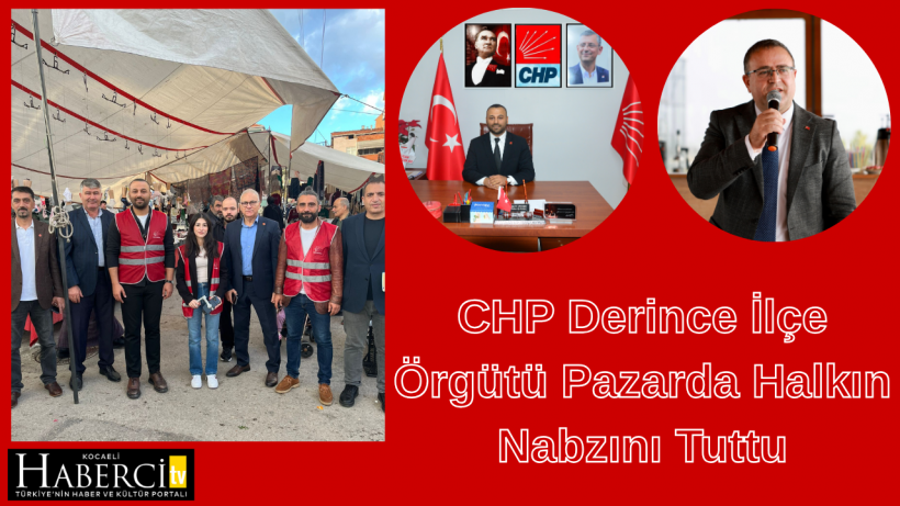CHP Derince İlçe Örgütü Pazarda Halkın Nabzını Tuttu