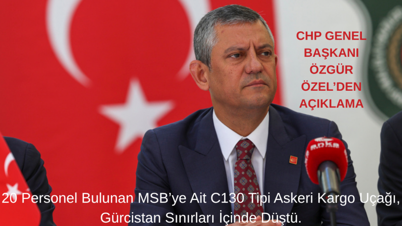 CHP Genel Başkanı Özgür Özel, sosyal medya hesabından konuya ilişkin şu paylaşımı yaptı: