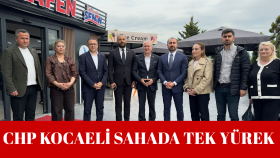 CHP Kocaeli Sahada Tek Yürek