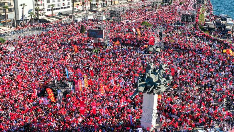 İzmir İki Milyonla Gündoğdu Meydanı’nda Kurtuluş Yok Tek Başına Ya Hep Beraber Ya Hiçbirimiz Diyerek İktidarı Silkeledi