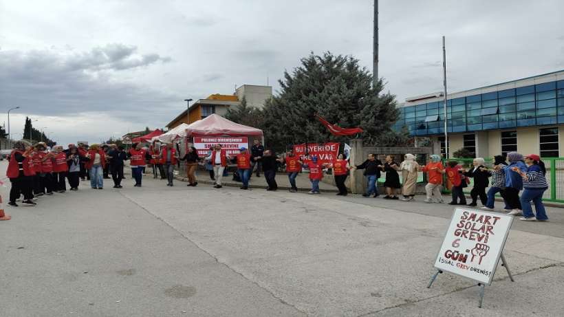 Smart Solar'da grev devam ediyor